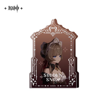 原神　miHoYo　驟雪シリーズ　厚アクリルスタンド（予約販売）2026年12月下旬中国発売