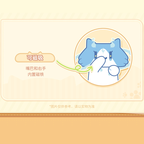 鳴潮　YUE XIN MEOWコラボ　共鳴の日常テーマ　ぬいぐるみチャーム（予約販売）2027年4月末中国発売