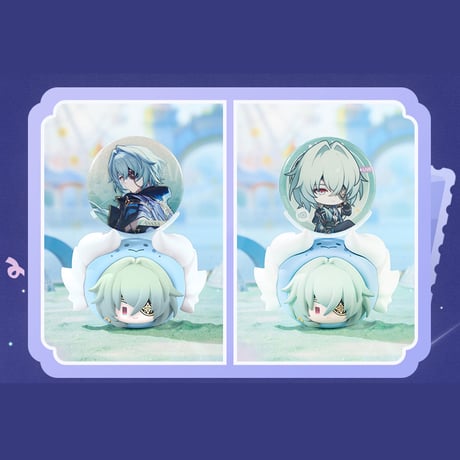 崩壊：スターレイル　miHoYo　ALL FOR PLAYコラボ　 宇宙遊園地シリーズ　起き上がりこぼし　フィギュア※ブラインド商品（予約販売）2026年11月中国発売