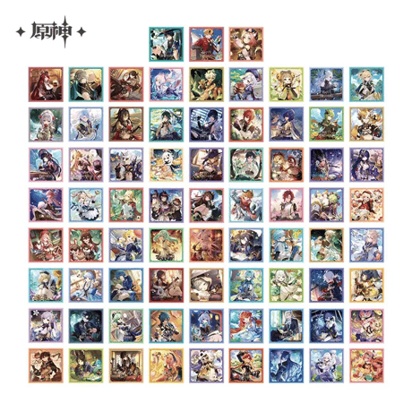 原神　miHoYo　命定之日シリーズ　コレクションスクエアカードセット（予約販売）2027年4月中旬中国発売