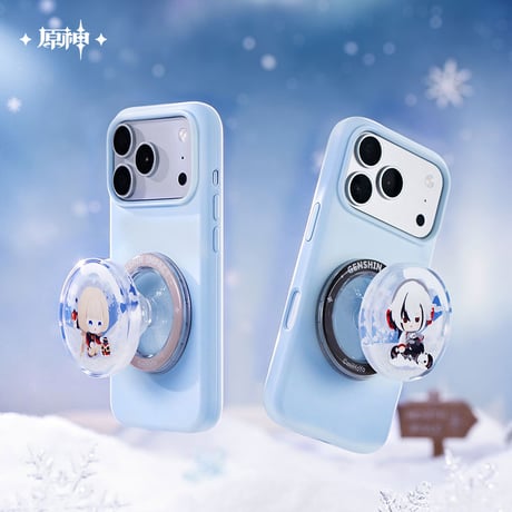原神　miHoYo　オーロラパーティーシリーズ　流砂マグネット式スマホグリップ（予約販売）2027年3月末中国発売