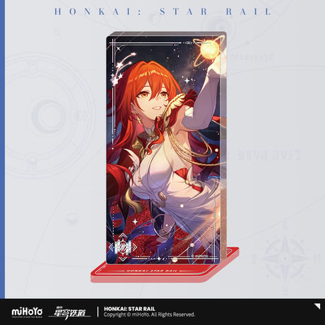 崩壊：スターレイル　miHoYo　光円錐シリーズ　グリッターアクリルスタンド　Ver.7　夜を照らす導きの星（予約販売）