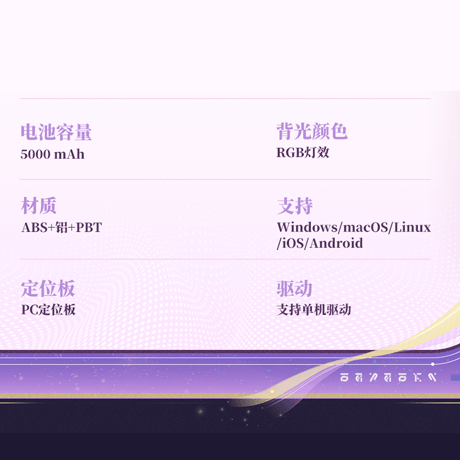 鳴潮　エイメス「やわらぎの雪歌」テーマ　キーボード（予約販売）2026年7月末中国発売