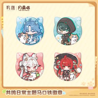 鳴潮　YUE XIN MEOWコラボ　共鳴の日常テーマ　ブリキバッジ（予約販売）2027年4月末中国発売