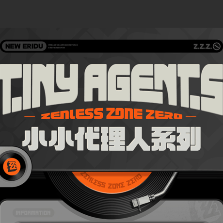 ゼンレスゾーンゼロ　miHoYo　TinyAgents　タイニーエージェントシリーズ　浮彫紙缶バッジ　※ブラインド商品（予約販売）2027年1月末中国発売