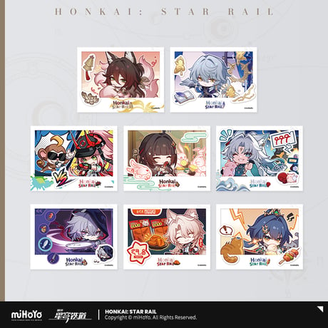 崩壊：スターレイル　miHoYo　パムのフォトアルバムシリーズ　チェキ風カード　第四弹　※ブラインド商品（予約販売）
