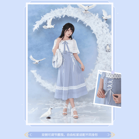 原神　miHoYo　コロンビーナテーマイメージシリーズ　ケープ付きワンピース（予約販売）2026年12月中旬中国発売