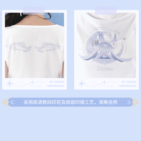 原神　miHoYo　コロンビーナテーマイメージシリーズ　スリムフィット半袖Tシャツ（予約販売）2026年9月初中国発売