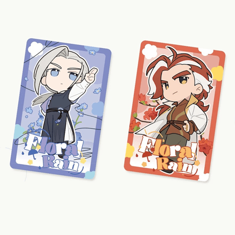 羅小黒戦記2　GOODSLOVEコラボ　花間雨シリーズ　ちびキャラホログラムカード　※ブラインド商品（予約販売）