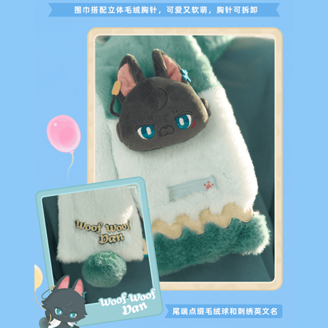 崩壊：スターレイル　miHoYo　青天航路もふもふ号シリーズ　ぬいぐるみマフラー（予約販売）2027年1月中国発売