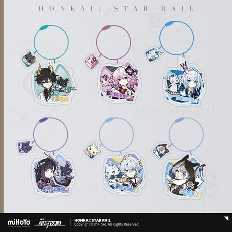 崩壊：スターレイル　miHoYo　小不点猫猫シリーズ　アクリルチャーム　Ver.6（予約販売）