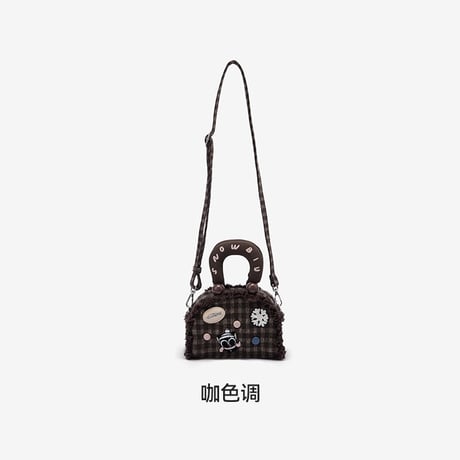 羅小黒戦記　Semirコラボ　2026年新作　ワッペン刺繍　フリンジショルダーバッグ（予約販売）