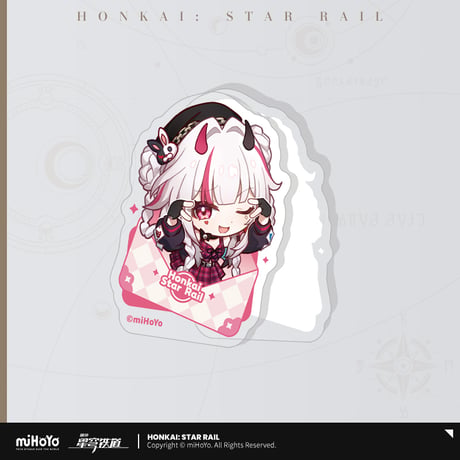 崩壊：スターレイル　miHoYo　ナナシビトの勲章シリーズ　アクリルクリップ　Ver.5（予約販売）