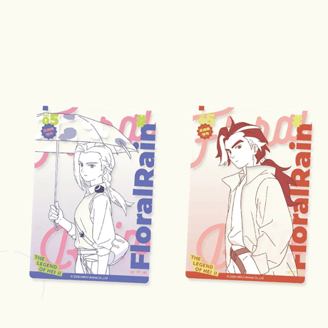 羅小黒戦記2　GOODSLOVEコラボ　花間雨シリーズ　クリアカード　※ブラインド商品（予約販売）