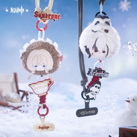 原神　miHoYo　オーロラパーティーシリーズ　ぬいぐるみスマホストラップ（予約販売）2027年3月末中国発売