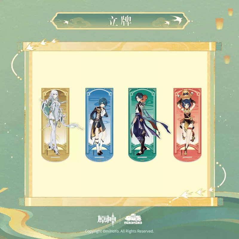 原神 miHoYo MikaMikaコラボ 湖光入画シリーズ キャラクターアクリル