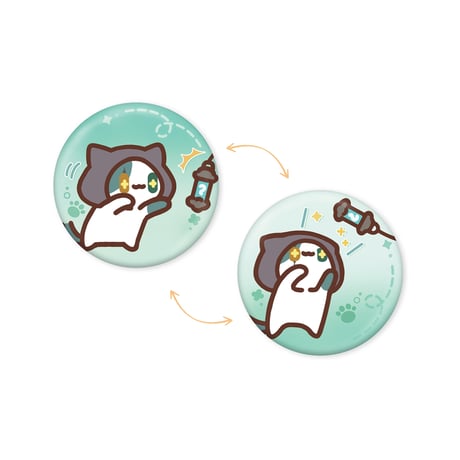 鳴潮　YUE XIN MEOWコラボ　共鳴の日常テーマ　レンチキュラーバッジ（予約販売）2027年4月末中国発売