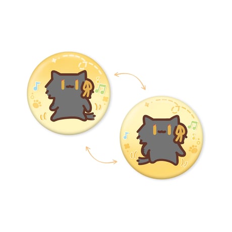 鳴潮　YUE XIN MEOWコラボ　共鳴の日常テーマ　レンチキュラーバッジ（予約販売）2027年4月末中国発売
