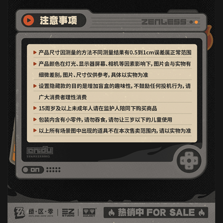 ゼンレスゾーンゼロ　miHoYo　ALL FOR PLAYコラボ　TinyAgents　タイニーエージェントシリーズ　ちびフィギュア　※ブラインド商品（予約販売）2026年9月上旬中国発売