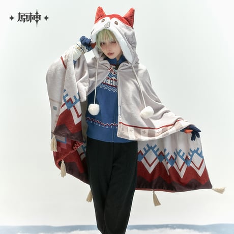 原神　miHoYo　アリョーシャテーマイメージシリーズ　フード付きブランケット＆ニット手袋（予約販売）2026年11月末中国発売