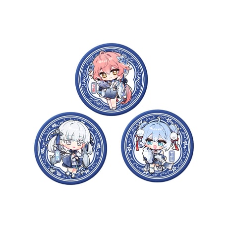鳴潮　蘭影と磁華シリーズ　陶磁器マグネット（予約販売）2027年2月末中国発売