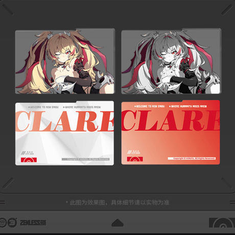 ゼンレスゾーンゼロ　miHoYo　影画シリーズ　アクリルフレームセット　フリンツ工房（予約販売）2027年1月末中国発売