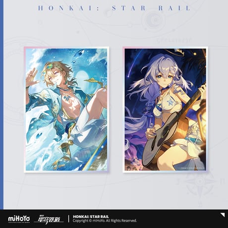 崩壊：スターレイル　miHoYo　光円錐シリーズ　アクリル色紙　Ver.8（予約販売）