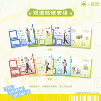 羅小黒戦記2　GOODSLOVEコラボ　花間雨シリーズ　クリアステッカーセット（予約販売）