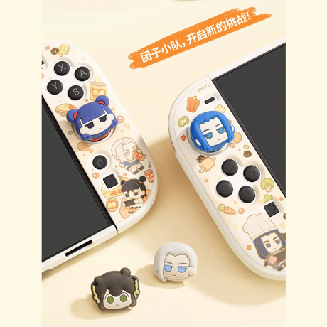 羅小黒戦記2　GEEKSHAREコラボ　団子小隊　NS2　ジョイスティックキャップ　4個入り（予約販売）