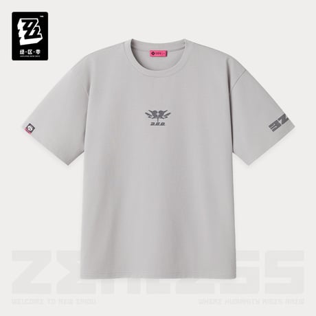 ゼンレスゾーンゼロ　miHoYo　三Z STUDIO　妄想エンジェル　プリントコントラストカラー　半袖Tシャツ（予約販売）2026年8月末中国発売