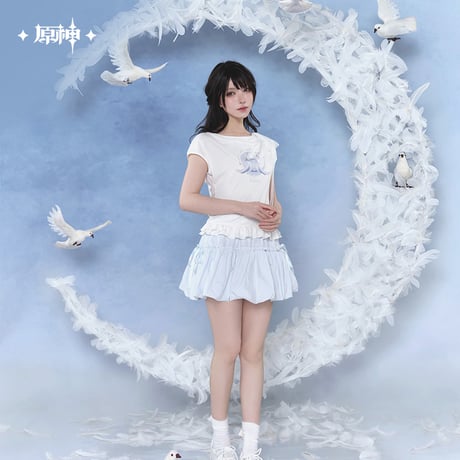 原神　miHoYo　コロンビーナテーマイメージシリーズ　スリムフィット半袖Tシャツ（予約販売）2026年9月初中国発売