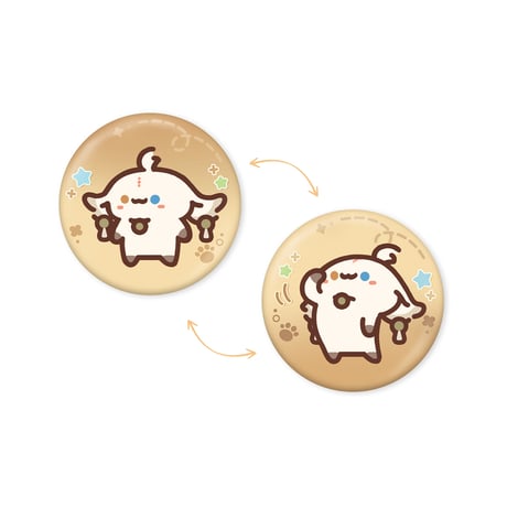 鳴潮　YUE XIN MEOWコラボ　共鳴の日常テーマ　レンチキュラーバッジ（予約販売）2027年4月末中国発売