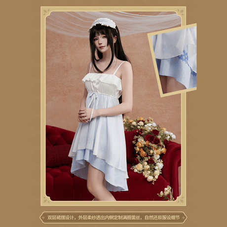 原神　miHoYo　 コロンビーナ　真夜中のティーパーティーシリーズ　ルームワンピース（予約販売）2026年10月末中国発売