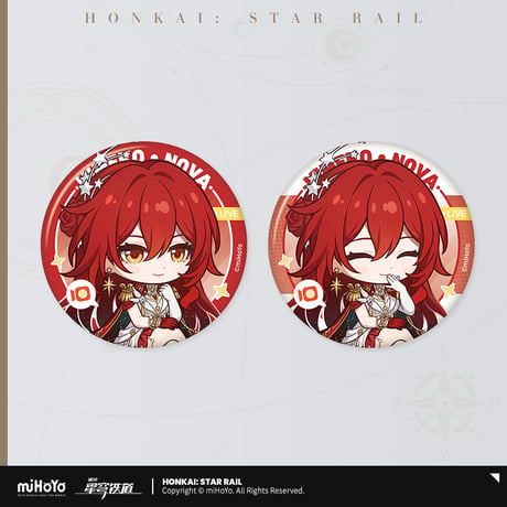 崩壊：スターレイル　miHoYo　フク郎のゲストルームシリーズ　2個入り缶バッジセット　Ver.8（予約販売）