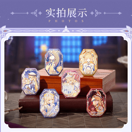 原神　miHoYo　天使の「職責」シリーズ　缶バッジ　※ブラインド商品（予約販売）2026年11月末中国発売