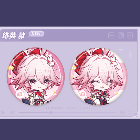 崩壊：スターレイル　miHoYo　フク郎のゲストルームシリーズ　2個入り缶バッジセット　Ver.8（予約販売）