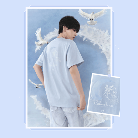 原神　miHoYo　コロンビーナテーマイメージシリーズ　カジュアル半袖Tシャツ（予約販売）2026年9月初中国発売