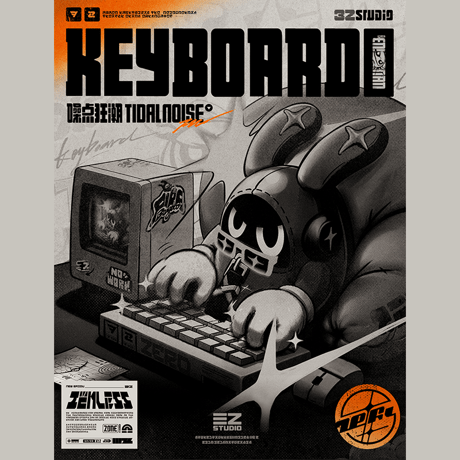 ゼンレスゾーンゼロ　miHoYo　三Z STUDIO　「Tidal Noise噪点狂潮」　キーボードオリジナルパーツ（予約販売）