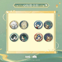 原神　miHoYo　MikaMikaコラボ　湖光入画シリーズ　ちびキャラバッジセット（予約販売）
