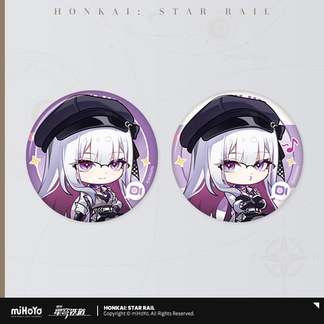 崩壊：スターレイル　miHoYo　フク郎のゲストルームシリーズ　2個入り缶バッジセット　Ver.8（予約販売）