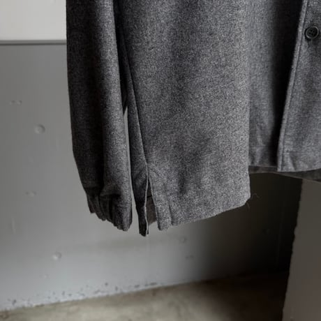 2000's〜 ITALY MADE Wool blend fabric 3pocket shirt
