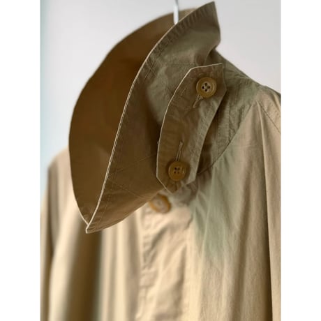 1990's "Polo by Ralph Lauren" One Panel Sleeve Cotton Long Coat