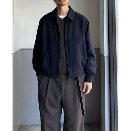 1990's Micro polyester suede drizzler jacket