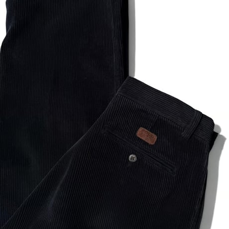 1990's-2000's "Polo by Ralph Lauren" Wide-Wale Corduroy 2tuck Slacks Pants