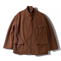 1990's CANADA MADE Wool 2way collar & 3pocket tailored jacket