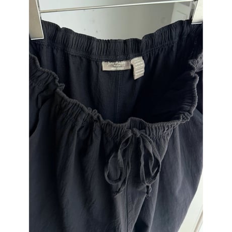 2000's Cotton fabric cropped relaxing pants with side flap pocket