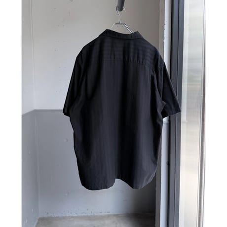 2000's〜 "DANIEL CREMIEUX" Cotton / Tencel fabric open collar short sleeve shirt