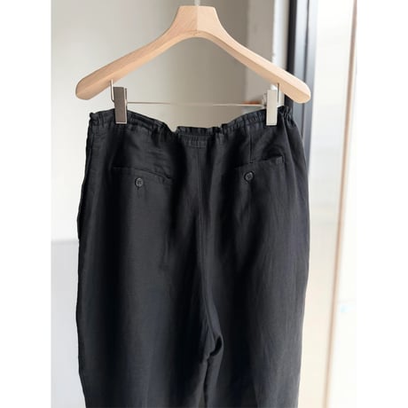 2000's Linen / Viscose fabric wide silhouette relaxing pants
