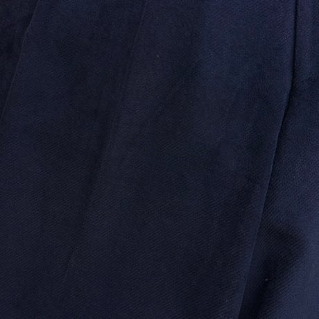 1990's ITALY MADE Viscose blend velvet fabric 2tuck slacks pants