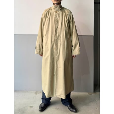 1990's "Polo by Ralph Lauren" One Panel Sleeve Cotton Long Coat